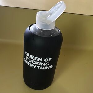 bkr Black Water Bottle - Queen of Everything